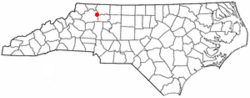 Location of Pleasant Hill, North Carolina