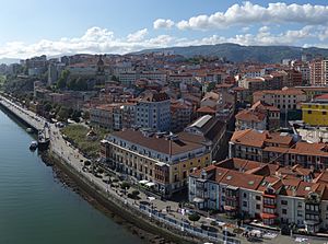 Portugalete from Vizcaya Bridge