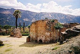 Remnant of Yungay cathedral