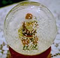 Santa snow globe