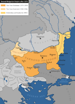 Second Bulgarian Empire after 1371