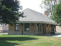 Stryker's former rail depot