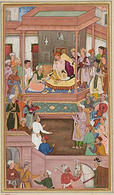 AbulFazlPresentingAkbarnama