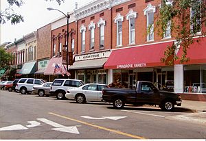 Locust Street, downtown