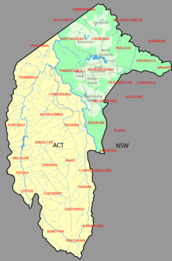 Australian Capital Territory parishes