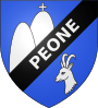 Blason ville fr Péone 06