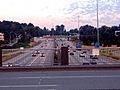 British Columbia Highway 1 as it enters Vancouver from Burnaby