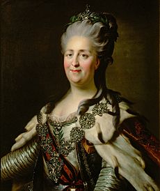 Catherine II by J.B.Lampi (1780s, Kunsthistorisches Museum)