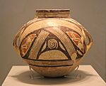 Clay vase with polychrome decoration, Dimini, Magnesia, Late or Final Neolithic (5300-3300 BC)