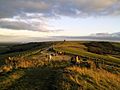 Combe Gibbet views - east