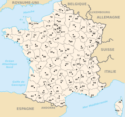 Départements de France