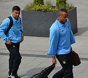 David Pizarro & Vincent Kompany