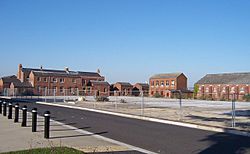 Disused buildings at Priddys Hard - geograph.org.uk - 693168