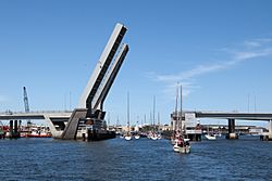 Diver Derrik and Mary McKillop bridges open in 2010