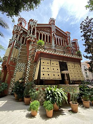 Fachada de Casa Vicens