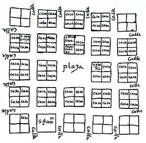 First Map of Caracas, 1578