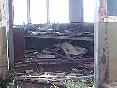 Inside of streetcar No. 203