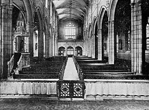 Interior of cathedral 1910