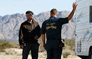 Jamie Hyneman with Blue Angels