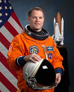 Astronaut Kevin A. Ford in spacesuit