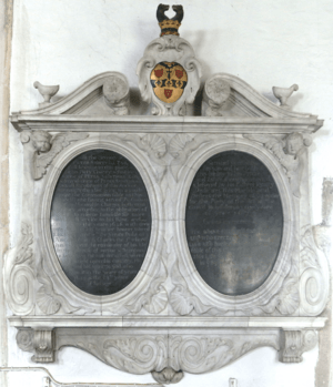 PeterSainthill Died1648 BradninchChurch Devon