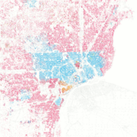 Racial Divide Detroit MI