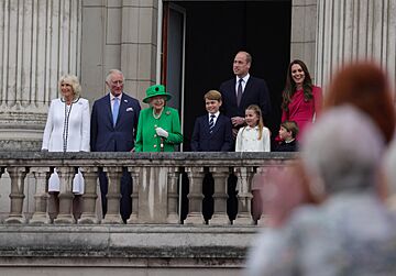 Royal Family Platinum Jubilee Balcony Appearance 2022