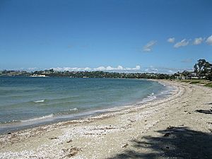 Snells Beach from northern end