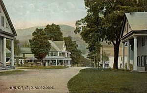 Street Scene, Sharon, VT