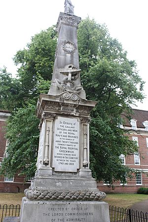 The Officers Monument, Greenwich Hospital Cemetery