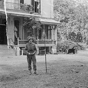 Urquhart outside his headquarters