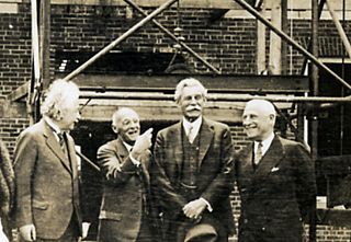 Albert Einstein and Abraham Flexner at the Institute for Advanced Study