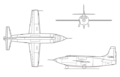 Bell X-1 line art EG-0081-01