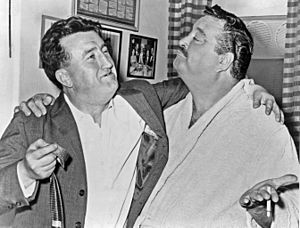 Brendan Behan and Jackie Gleason NYWTS