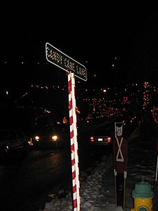 Candy Cane Lane sign