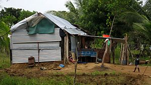 Child Outside Shelter2