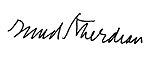 Kherdian's signature