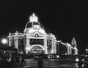 Flinders Street Station 1954