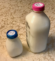 Glass Milk Bottles