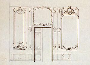 Hårleman Prins Gustavs audiensrum 1750