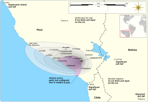 Huaynaputina tephra fallout