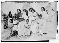 Mathilde Martinez & children (LOC)