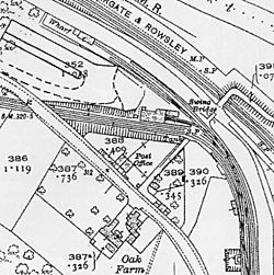 OS map High Peak Junction