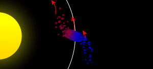 Roche limit (top view)