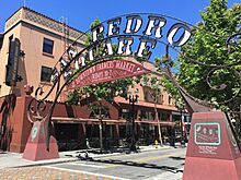 San Pedro Square sign