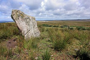 Standing Stone below Druim an Stuim - geograph.org.uk - 1419965