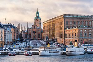 Storkyrkan and Kungliga slottet Stockholm 2016 01