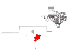 Location in the state of Texas