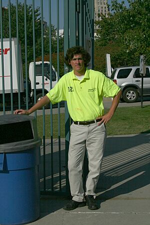 2008-10-04 Security guard at Beer Fest