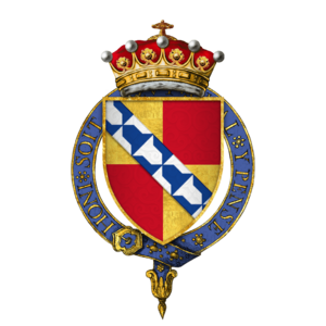 Coat of arms of Sir Edward Sackville, 4th Earl of Dorset, KG